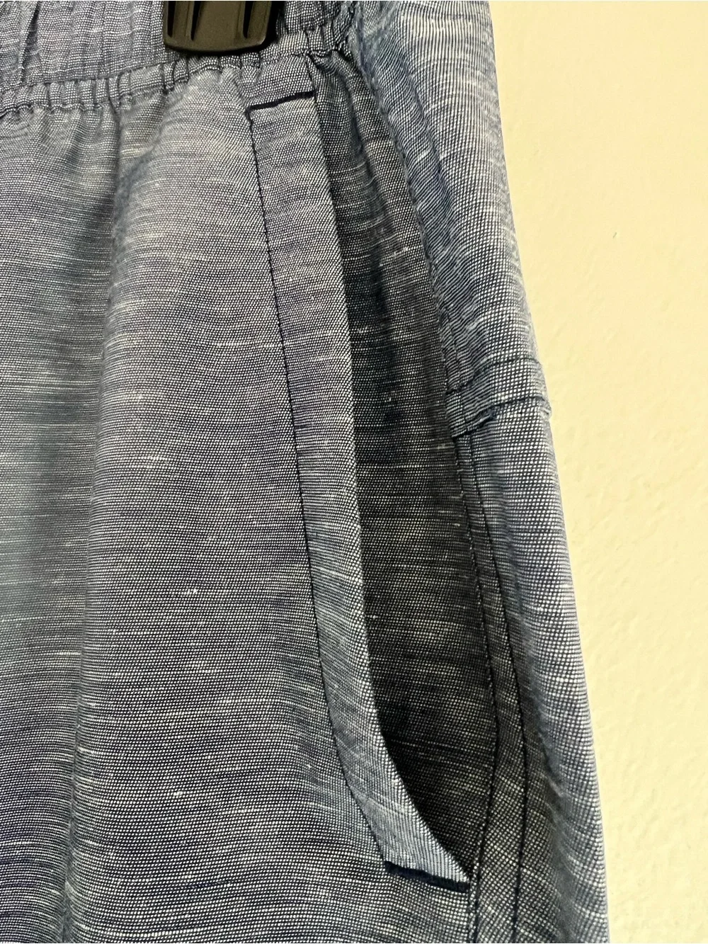 Lululemon LuluLinen Pull-On Pant Heather club blue size L